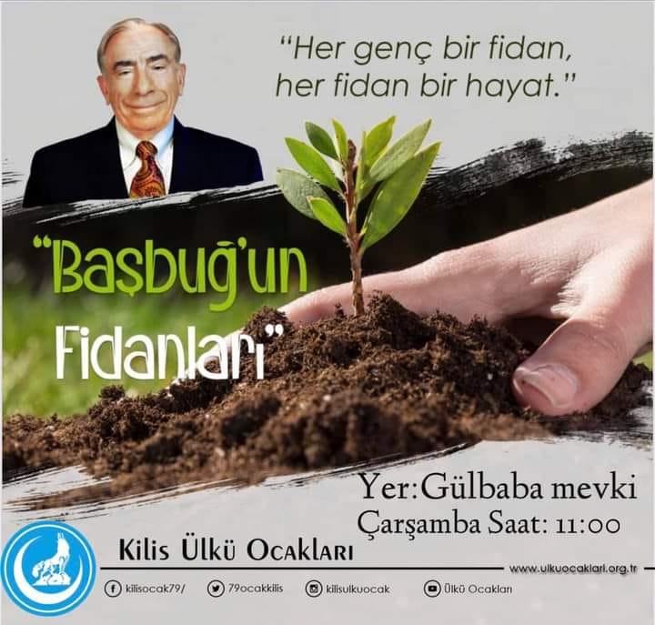 ÜLKÜ OCAKLARI BAŞBUĞ TÜRKEŞ İÇİN FİDAN DİKECEK