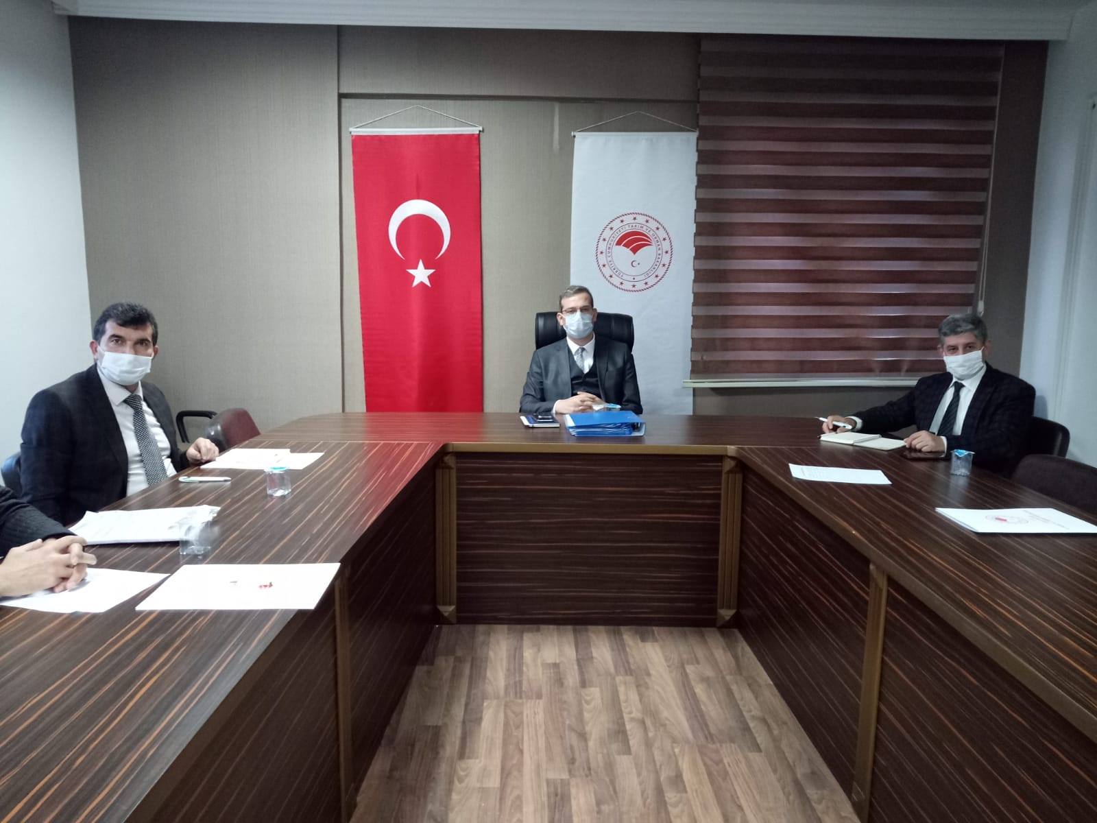 TARIM MÜDÜRLÜĞÜNDE 2020 YILI DEĞERLENDİRME TOPLANTISI YAPILDI