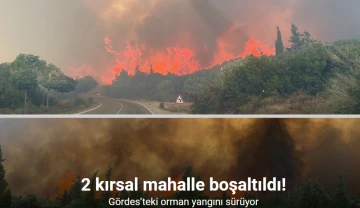 2 kırsal mahalle boşaltıldı