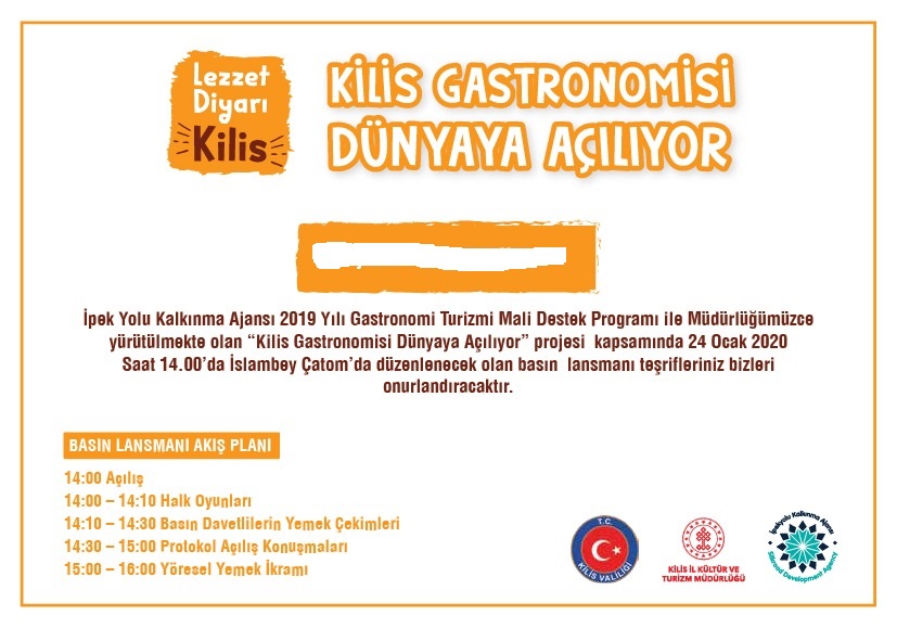 LEZZET DİYARI KİLİS'İN GASTRONOMİSİ DÜNYAYA AÇILIYOR