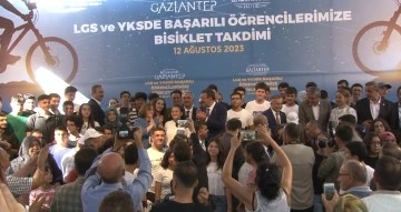 534 başarılı öğrenciye bisiklet dağıtıldı