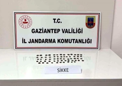 62 adet sikke ele geçirildi: 1 gözaltı