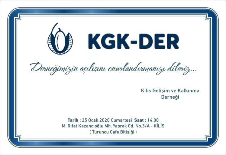 KİLİS GELİŞİM VE KALKINMA DERNEĞİ AÇILIŞINI GERÇEKLEŞTİRİYOR