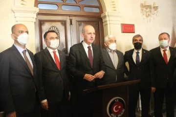 AK PARTİ GENEL BAŞKAN VEKİLİ NUMAN KURTULMUŞ;  &quot;KOSKOCA OSMANLI DEVLETİNİN HÜKÜMRAN OLDUĞU COĞRAFYADA PARÇALA YÖNET SİYASETİ YENİ BİR DÖNEME GİRMİŞ&quot;