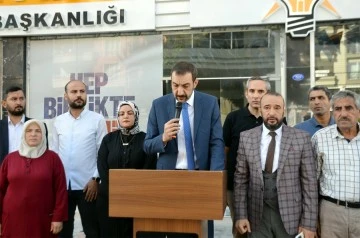 AK Parti Kilis il Başkanı Serhan Diyarbakırlı: &quot;İsrail insanlık suçu işliyor!&quot;