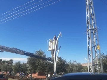 Akpınar’da mesire alanı ışıklandırması tamam