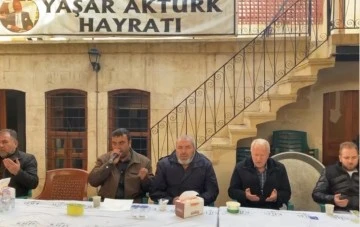 Aktürk ve Erdoğmuş aileleri için mevlidi şerif okutuldu