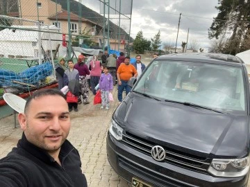 Av. Hakan Bilecen, Depremzede çocukları yalnız bırakmadı