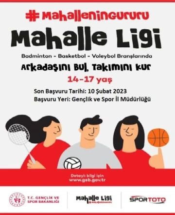 Badminton, Basketbol Ve Voleybol Branşlarında Mahalle Ligi Başlıyor