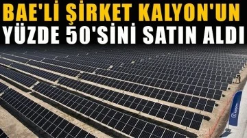 BAE'li şirket Kalyon'un yüzde 50'sini satın aldı