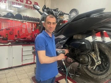 Bahar aylarının gelmesiyle Kilislilerin tutkusu motosikletler için bakımlar yapılıyor