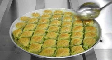 Baklavacıların bayram mesaisi başladı