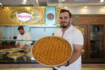 Baklavacıların bayram yoğunluğu başladı