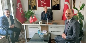 BAŞKAN DOĞRU'DAN MHP'Lİ YENİ BAŞKANA ZİYARET