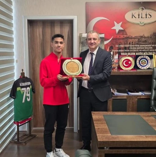 Başkan Yardımcısı Yıldırım, Milli Sporcumuz Okur’u tebrik etti