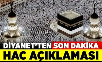 Bu yıl Türk vatandaşlar hacca gidebilecek mi? Gözler Diyanet’e çevrildi