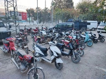 Çalıntı motosiklet operasyonu: 137 motosiklet ele geçirildi