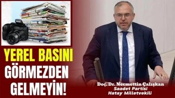 Çalışkan: Yerel Basın Yok Oluyor