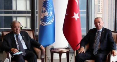 Cumhurbaşkanı Erdoğan, BM Genel Sekreteri Guterres ile görüştü