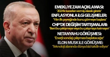 Cumhurbaşkanı Erdoğan'dan önemli açıklamalar