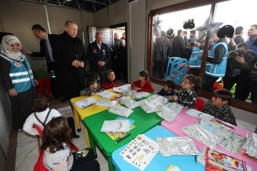 Cumhurbaşkanı, Gaziantep Büyükşehir’in Depremzedelere sunduğu çalışmaları inceledi