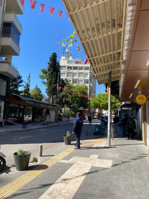 Cumhuriyet Caddesi’nde korkulu anlar