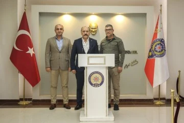 Daire Başkanı Mercan, Emniyet Müdürü Kurt ile bir araya geldi