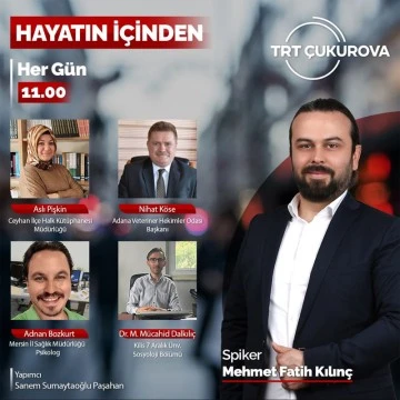 Dalkılıç TRT Çukurova Radyosunun konuğu oldu