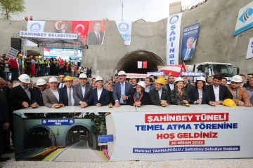 Dev Tünel Projesinin Temelleri Atıldı