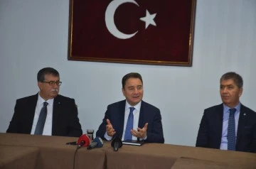 DEVA PARTİSİ GENEL BAŞKANI ALİ BABACAN BASIN MENSUPLARIYLA BİR ARAYA GELDİ  &quot;BİZ BÜTÜN PARTİLER İLE DİYALOG İÇERİSİNDEYİZ&quot;