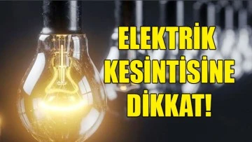 DİKKAT! KİLİS’TE ELEKTRİK PAZAR GÜNÜ YOK