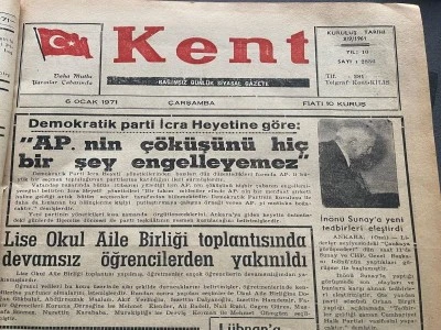 Dünden Bugüne Tarihi Kilis Kent gazetesi 