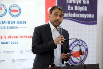 Eğitim Bir-Sen Kilis İl Başkanı Şen: ‘’Onurlu ve gönüllü geri dönüşün boyutu değişmişcesine faturası Kilis’e kesilmektedir’’