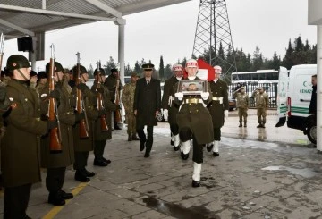 Elbab şehidi Kurt, dualarla memleketine uğurlandı