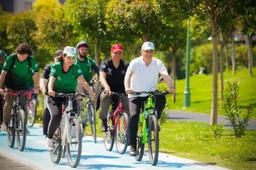 Fadıloğlu, Gençlerle Birlikte Pedalladı