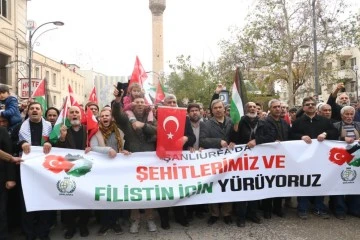 Filistin ve şehitler için ayağa kalktılar