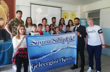 GAÜN ÖĞRENCİLERİNDEN SU TASARRUFU KONUSUNDA ÖRNEK PROJE