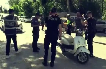 Gaziantep'te çalıntı motosiklet denetimi yapıldı