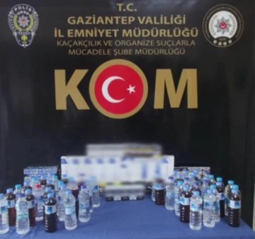 Gaziantep'te kaçak alkol operasyonu