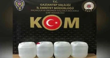 Gaziantep'te kaçak alkole ''zincir'' darbesi