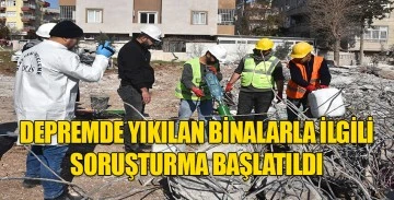 Gaziantep'te yıkılan binalarla ilgili soruşturma sürüyor