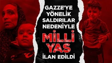 Gazze'ye yönelik saldırılar nedeniyle milli yas ilan edildi