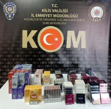 Gümrük kaçağı sigara ve puro yakalandı