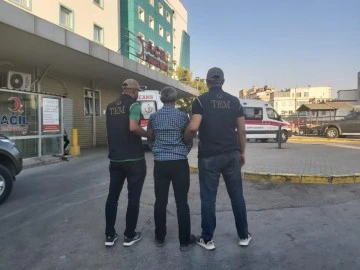 Hakkında hapis cezası bulunan örgüt üyesi Gaziantep'te yakalandı