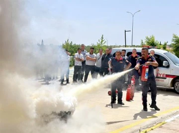 Hastane personeline yangın güvenliği eğitimi verildi