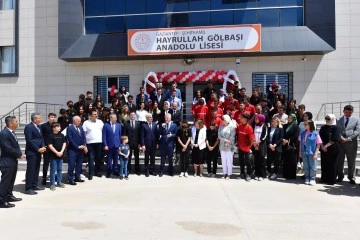 Hayırsever Gölbaşı Ailesinin Yaptırdığı Hayrullah Gölbaşı Anadolu Lisesi’nin Açılış Töreni Yapıldı