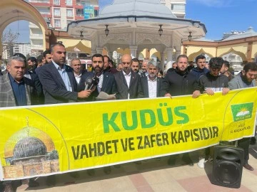 HÜDAPAR'dan Siyonist soykırımı telin açıklaması yapıldı