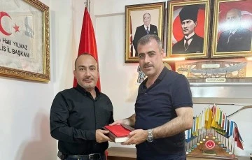 İhsan Yapıcıoğlu’ndan İl Başkanı Yılmaz’a hayırlı olsun ziyareti