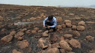 İslahiye'deki tarla yangını en büyük darbeyi çiftçiye vurdu