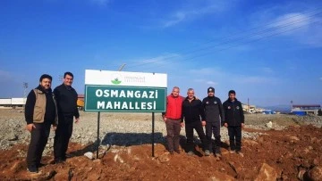 İslahiye’ye Osmangazi mahallesi